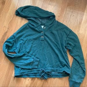 American Eagle slightly cropped hoodie sweatshirt